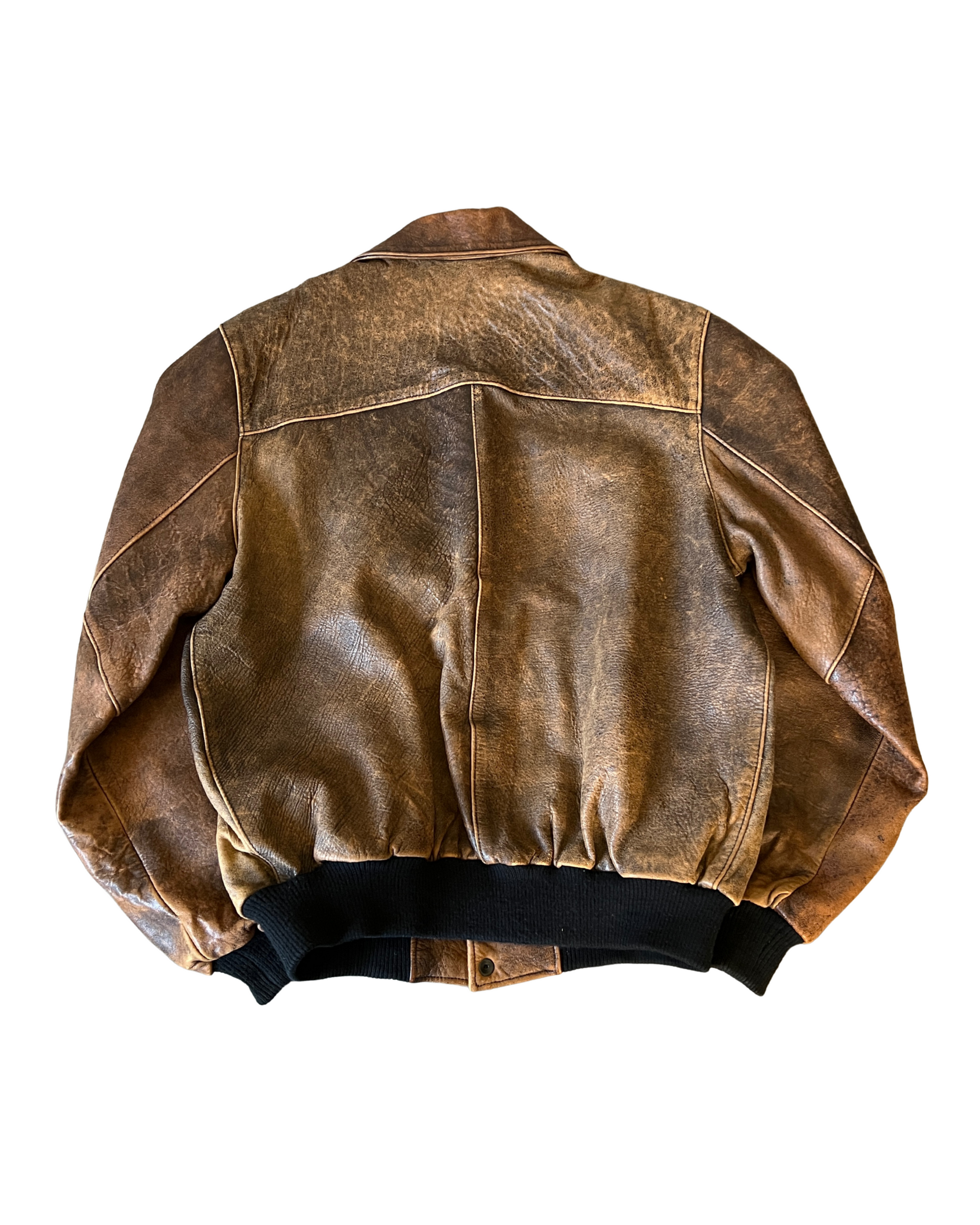 Chelley Leather Bomber