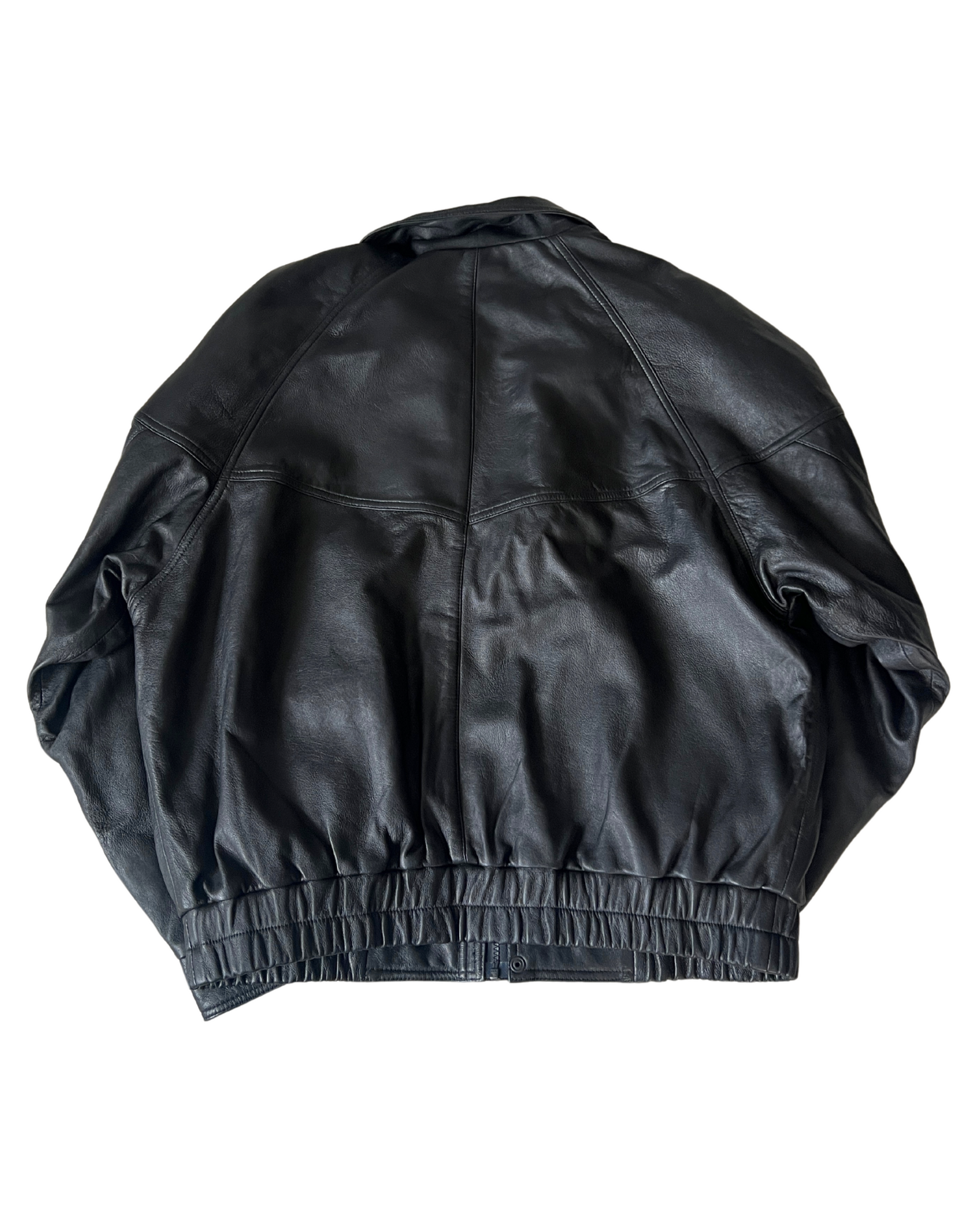 Sports Leather Bomber