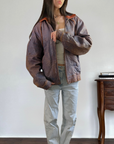 Edward Leather Bomber