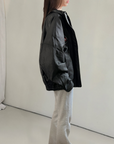 Sports Leather Bomber