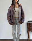 Edward Leather Bomber