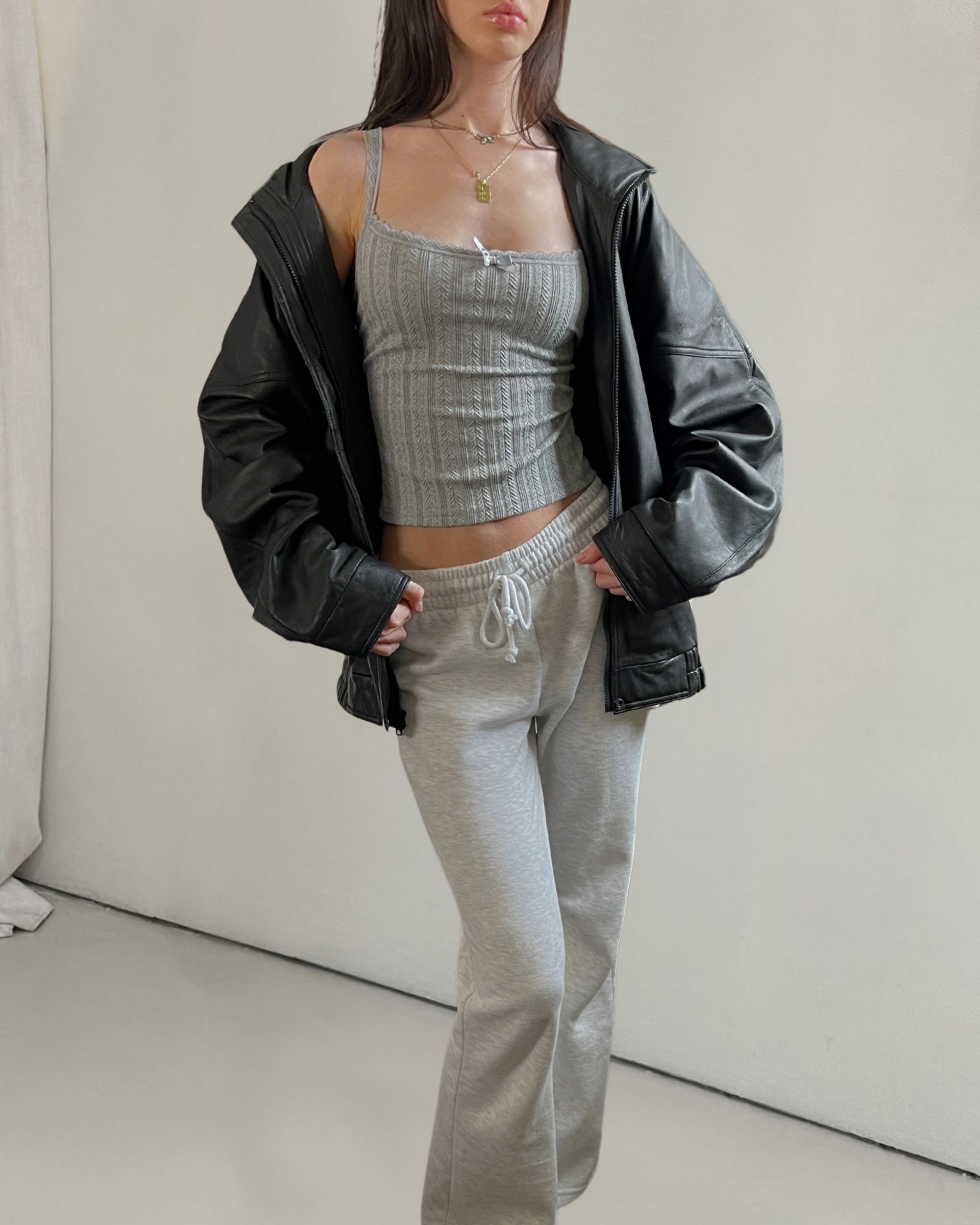 Sports Leather Bomber