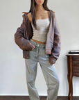 Edward Leather Bomber