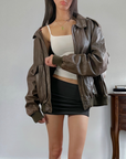 Argus Leather Bomber