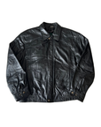 Dove Leather Bomber