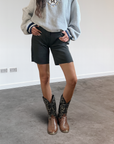 Black Vintage Jorts