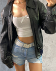 Andzes Leather Bomber