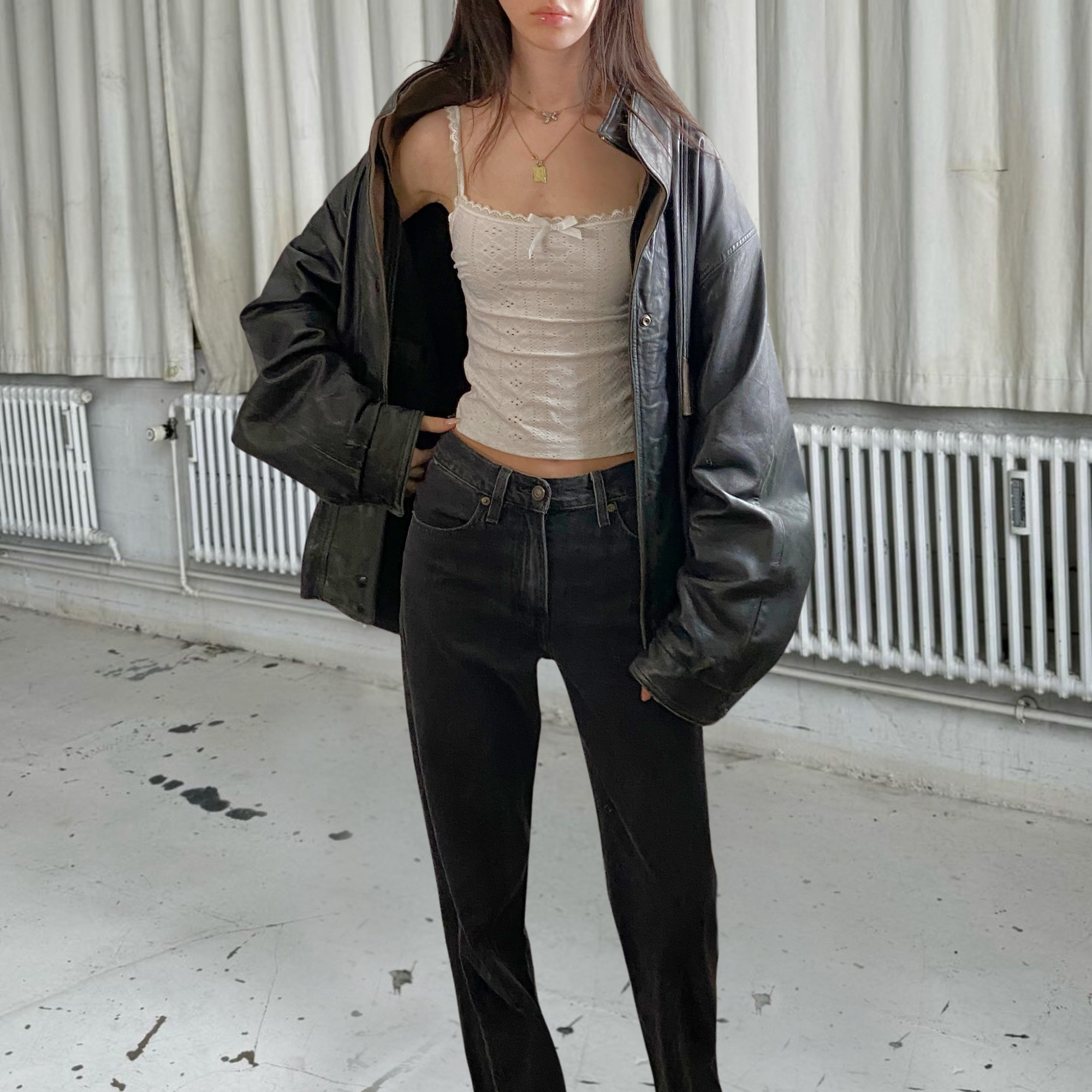 Pelle Leather Bomber