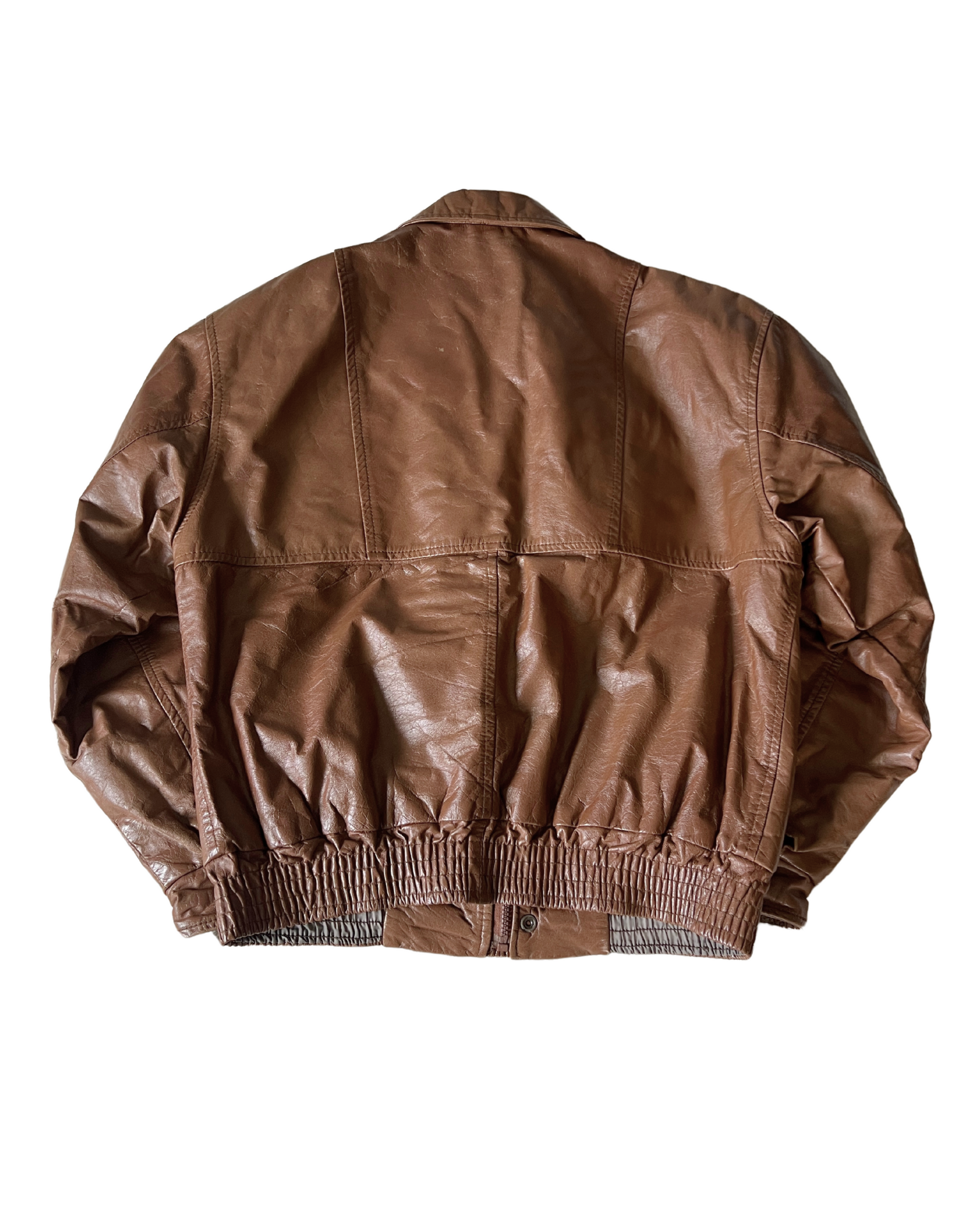Penny Leather Bomber