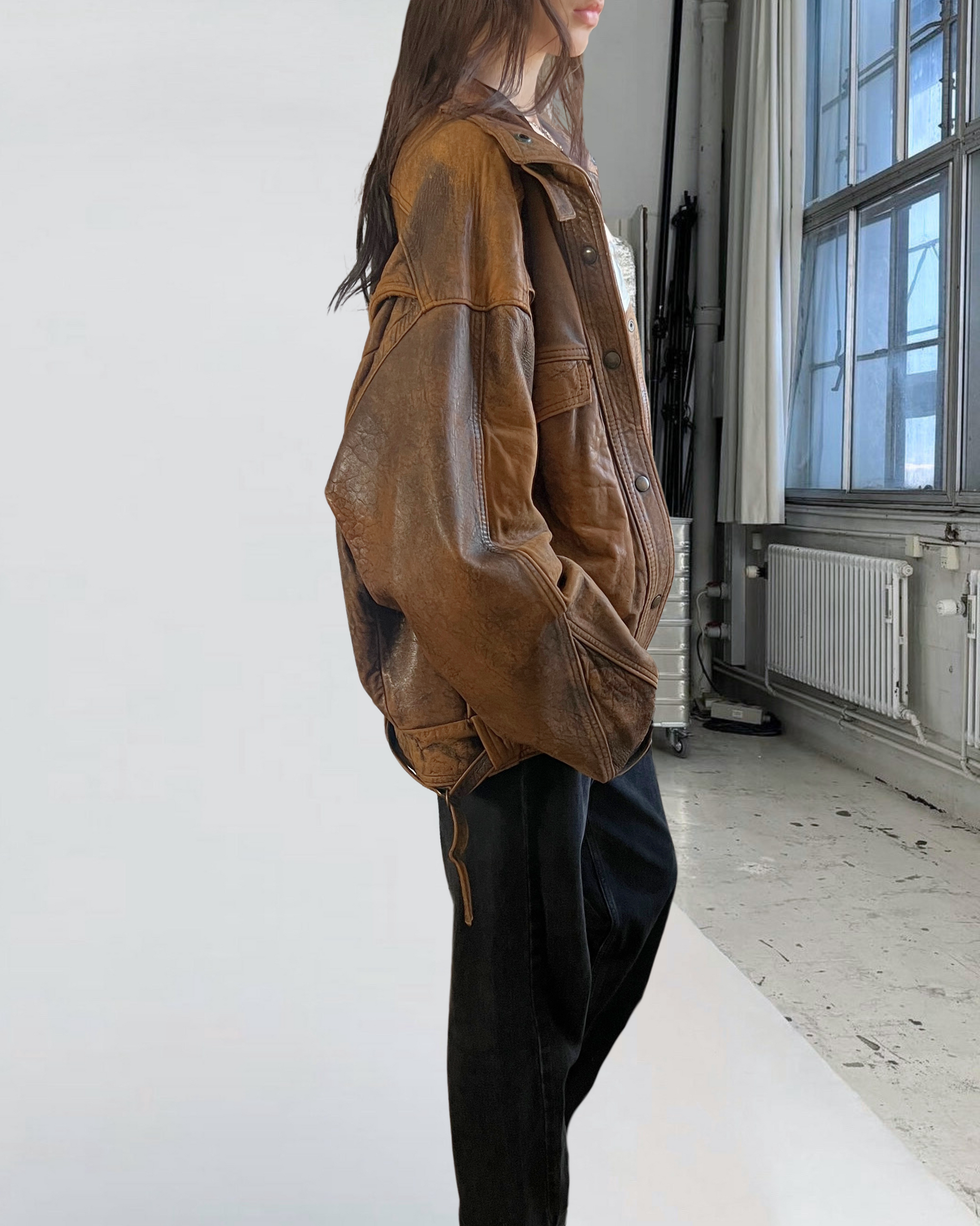 Dreamy Leather Bomber