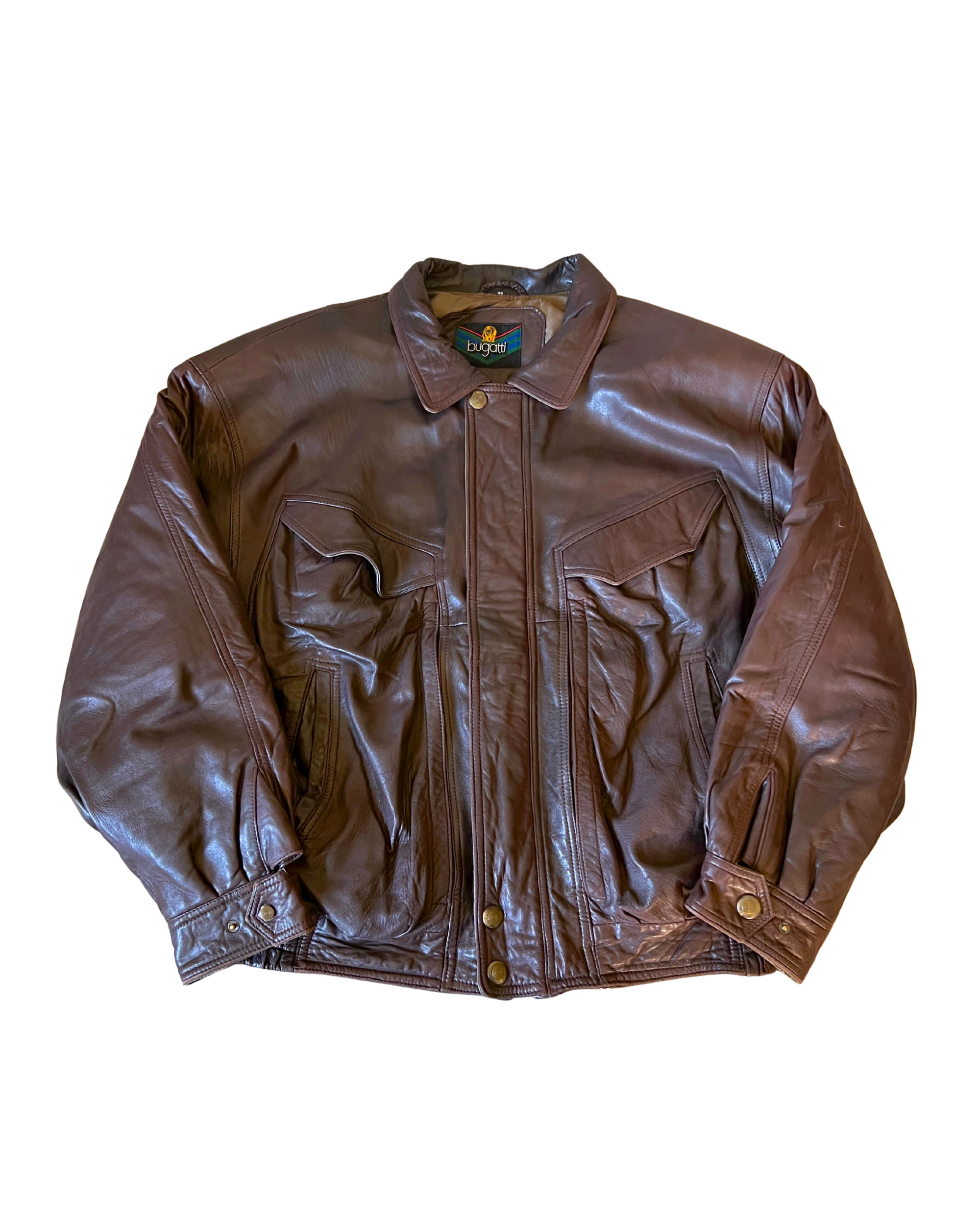 Bugatti Leather Bomber