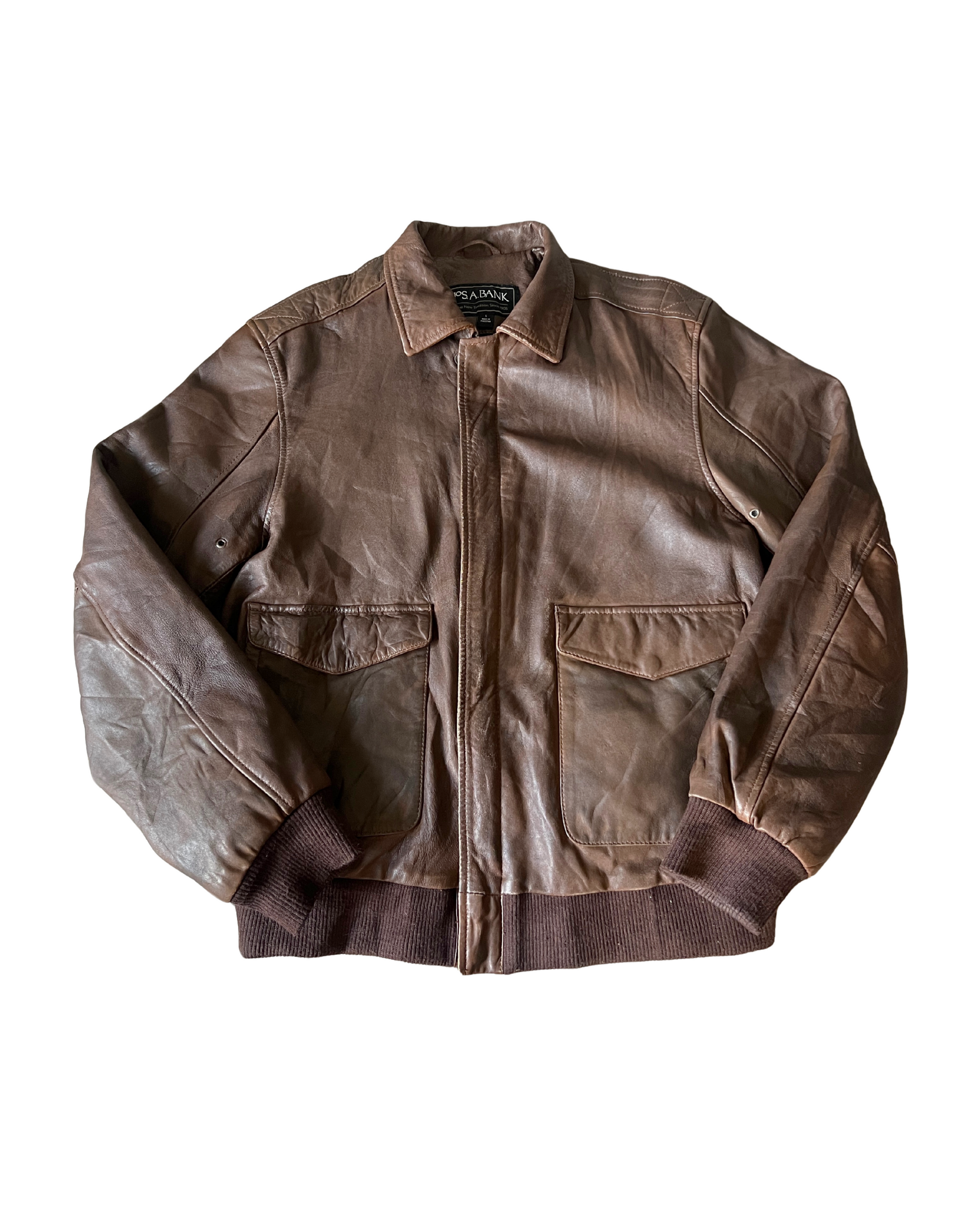 Edith Leather Bomber