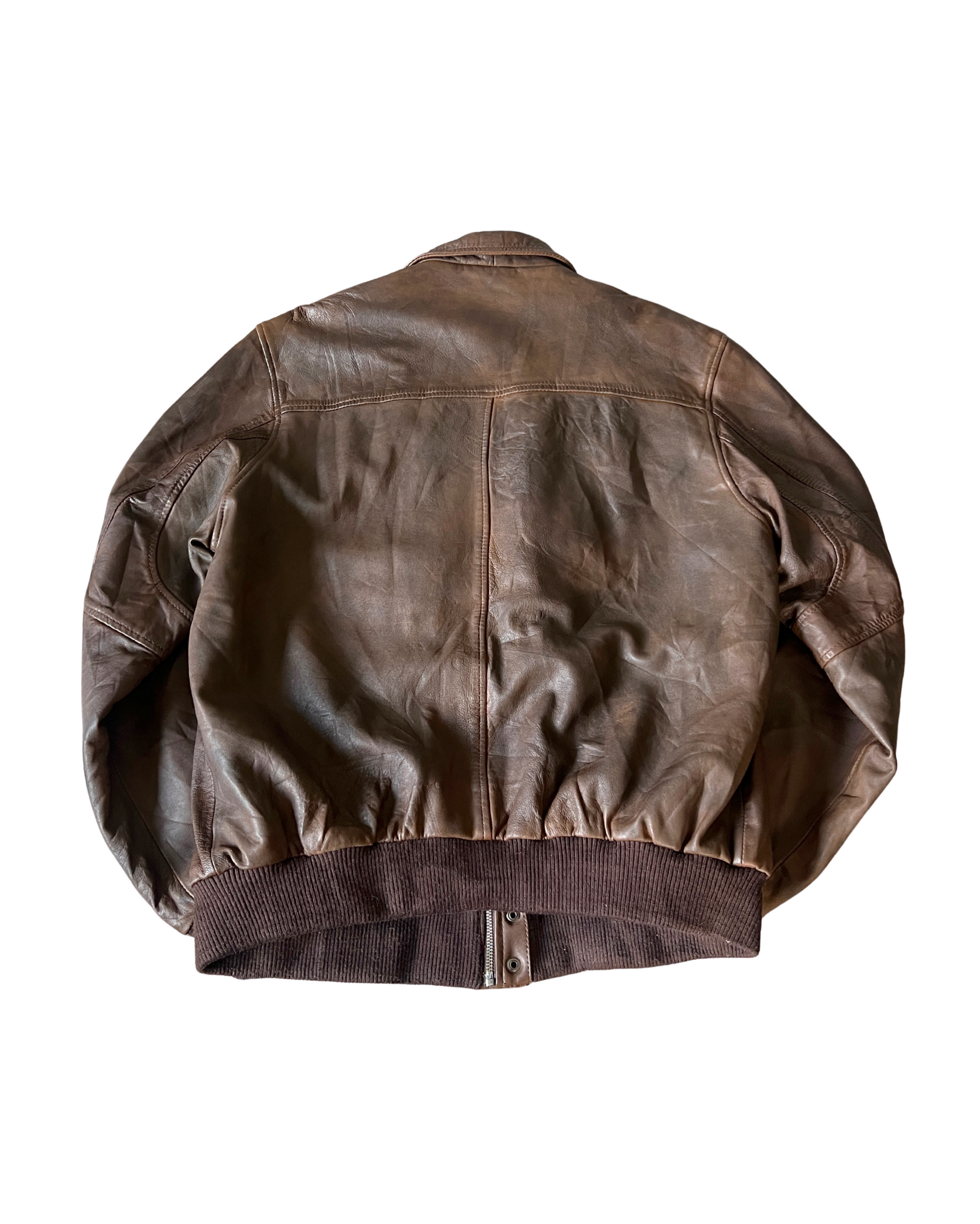 Edith Leather Bomber