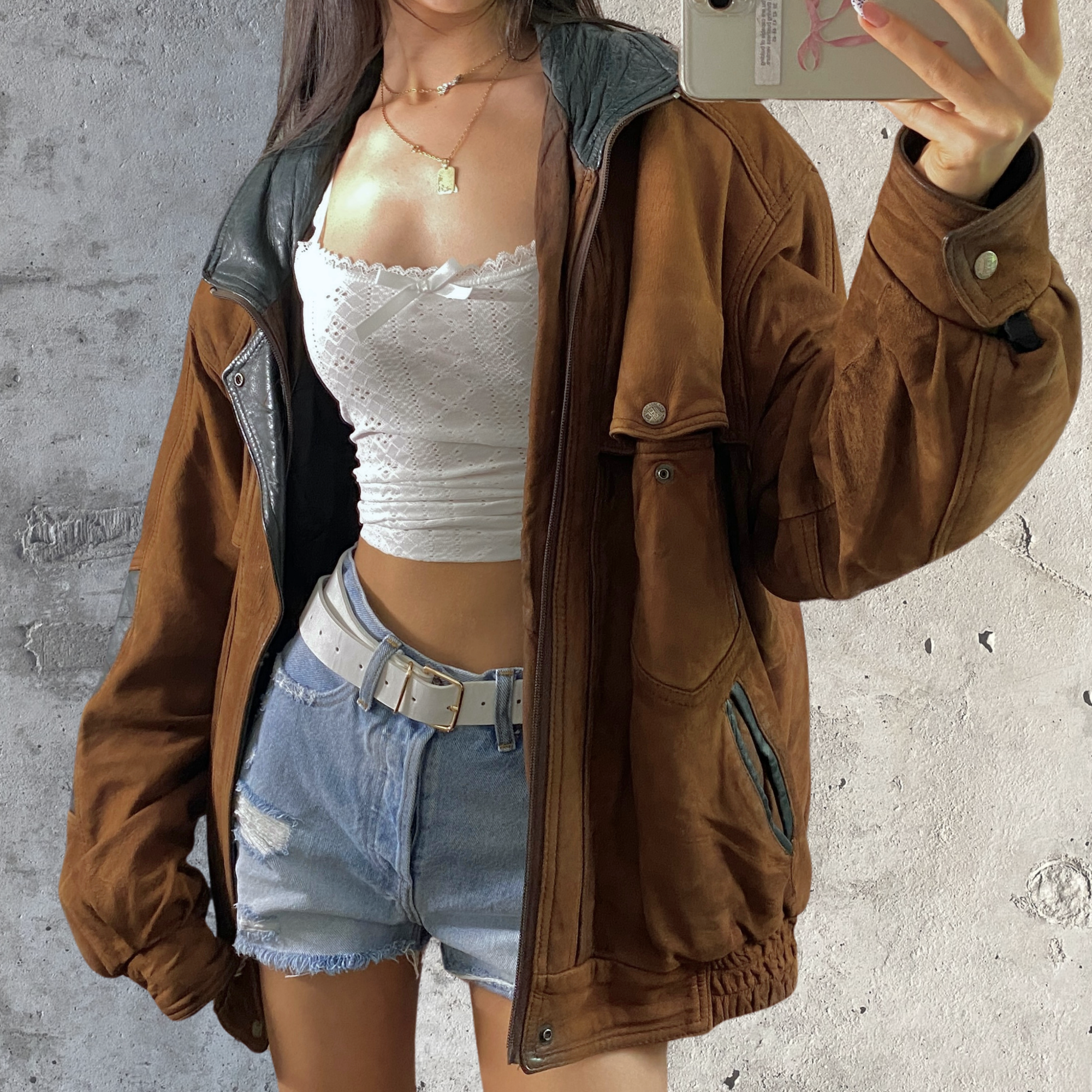 B&G Leather Bomber