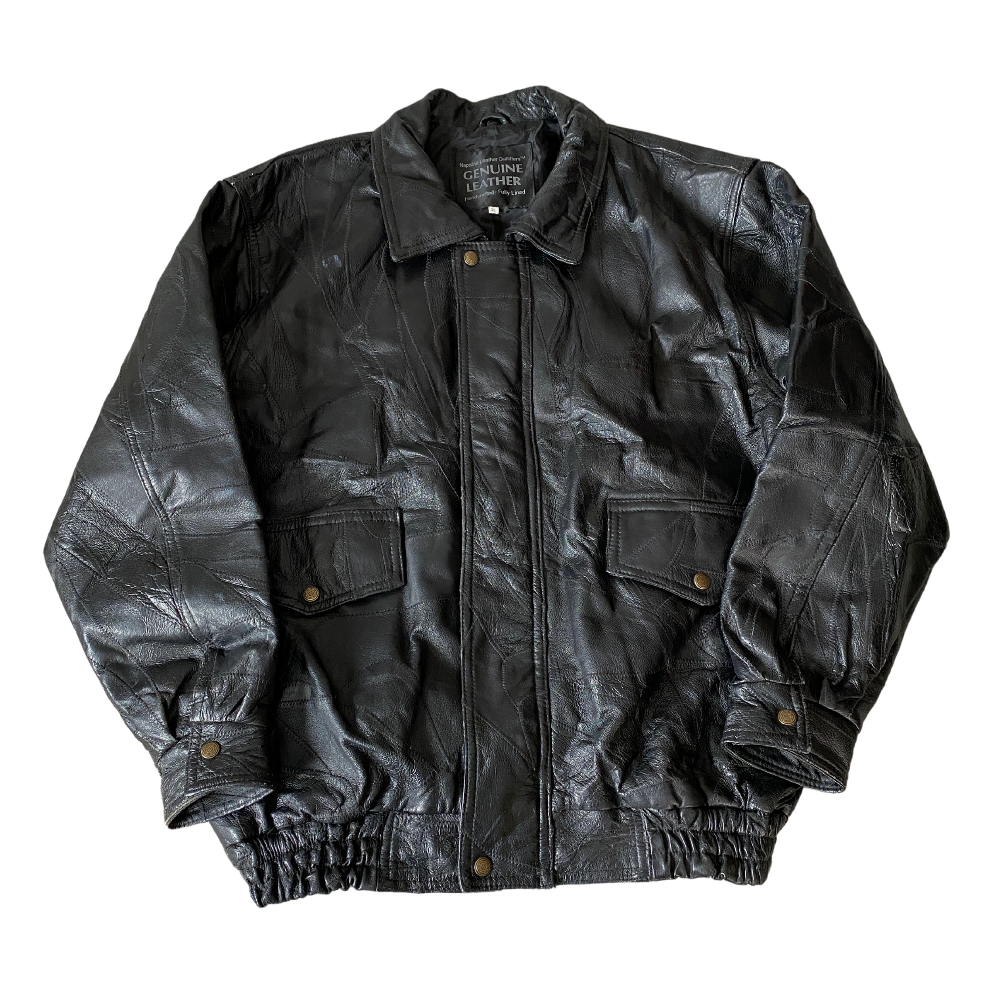Napoline Leather Bomber