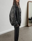 Randy Leather Bomber