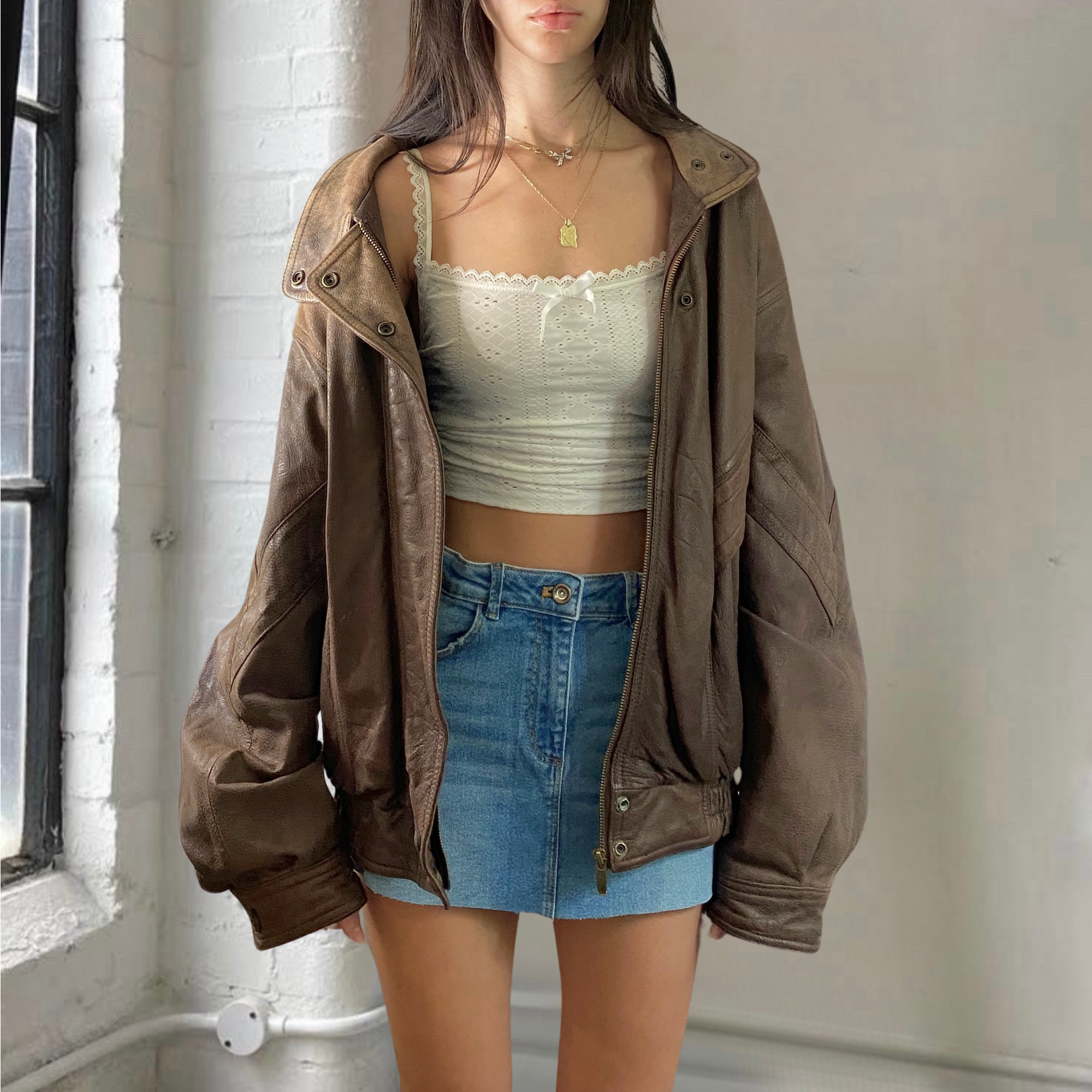 AB Leather Bomber