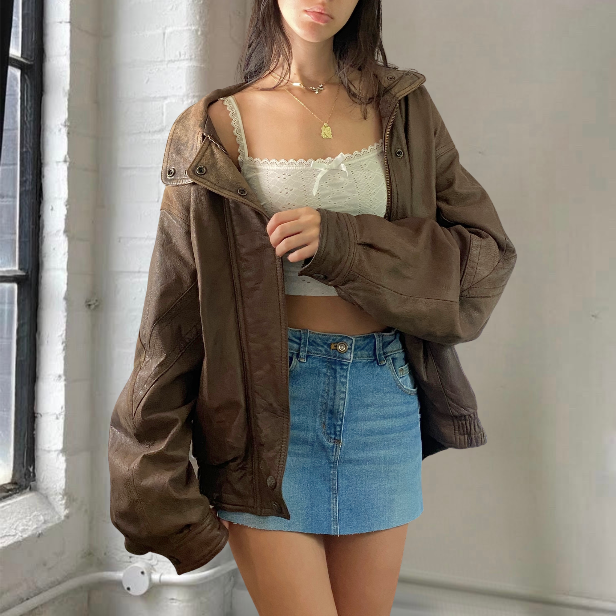 AB Leather Bomber