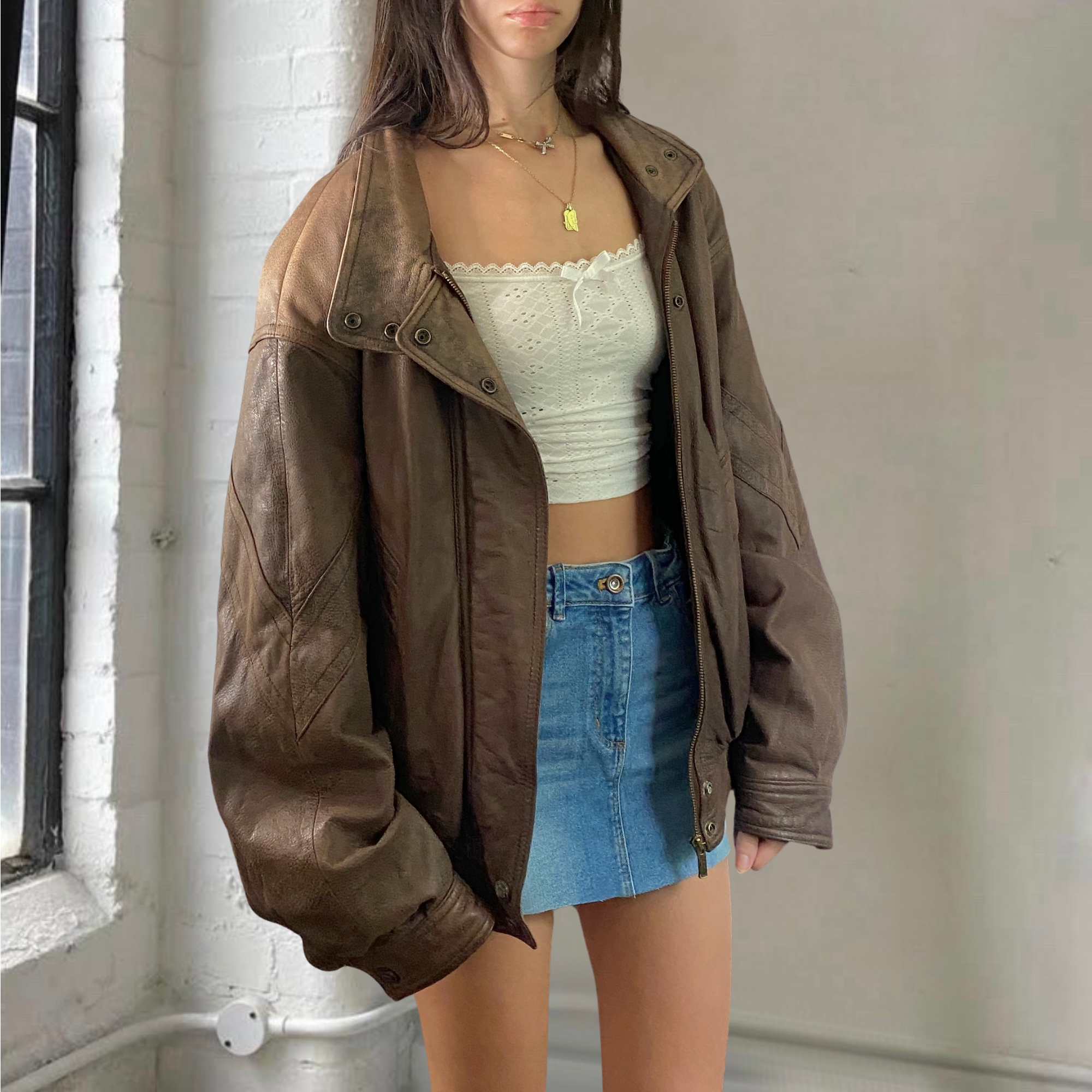AB Leather Bomber