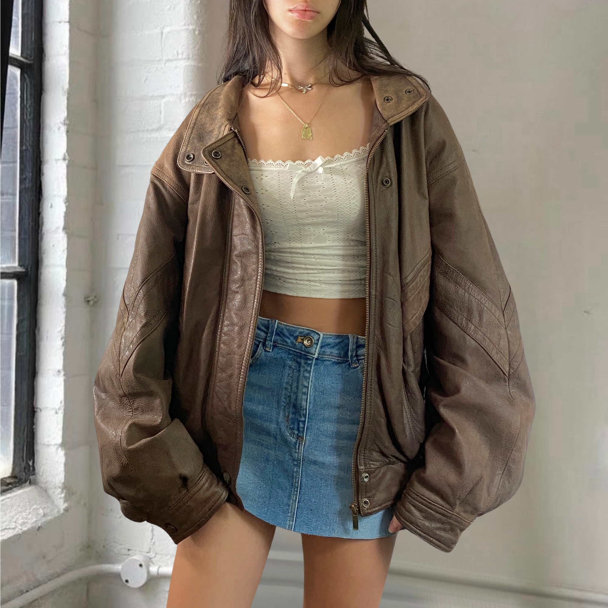AB Leather Bomber