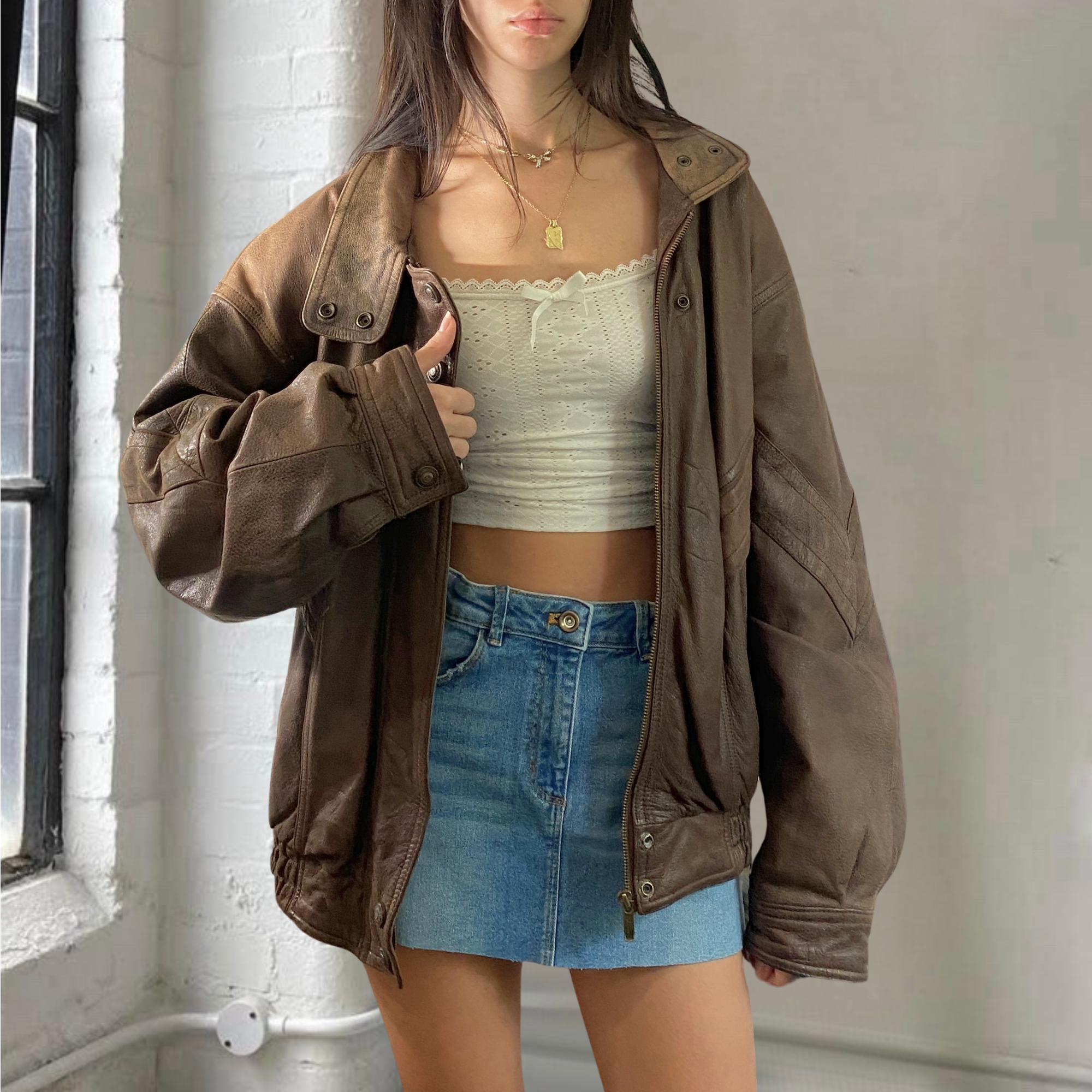 AB Leather Bomber