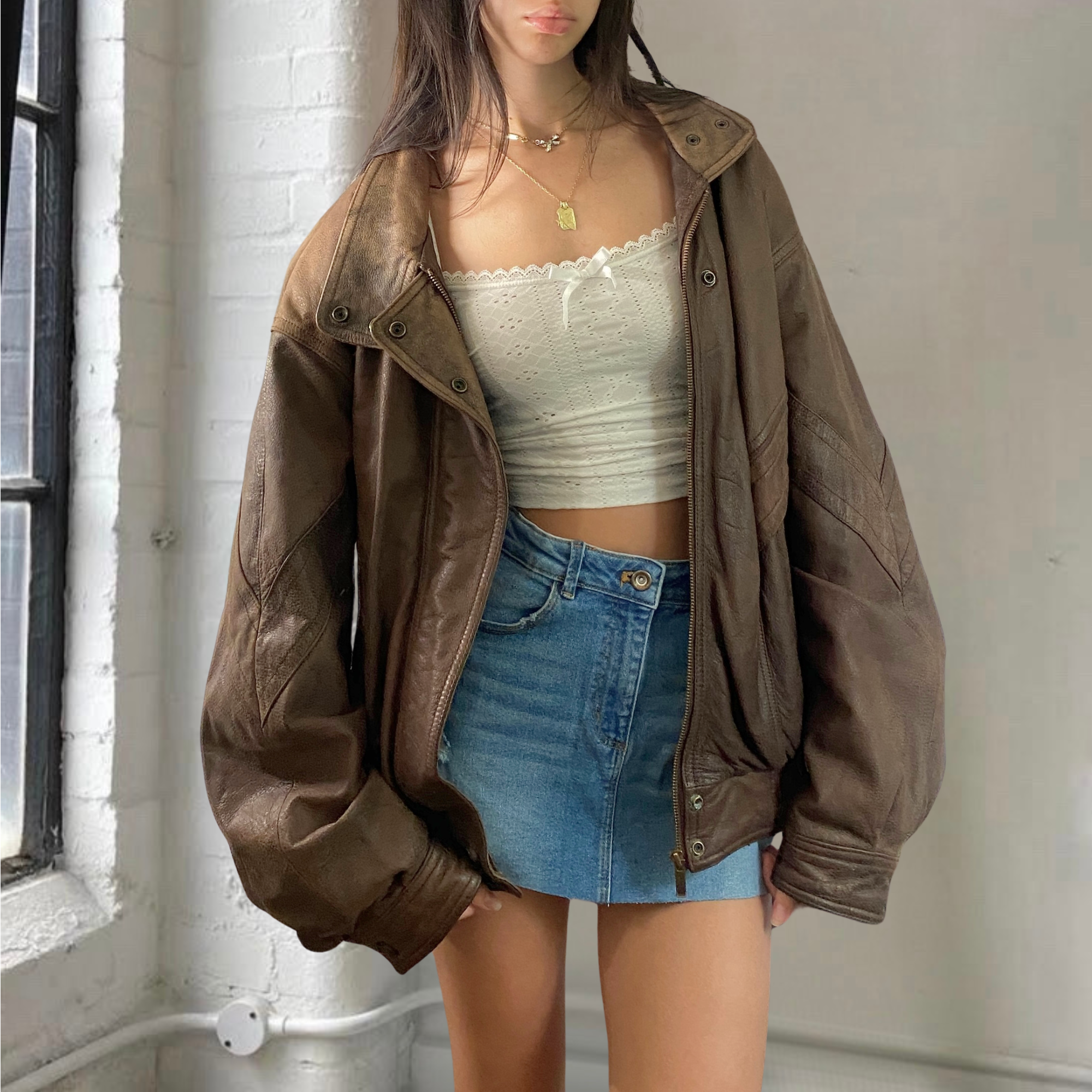 AB Leather Bomber