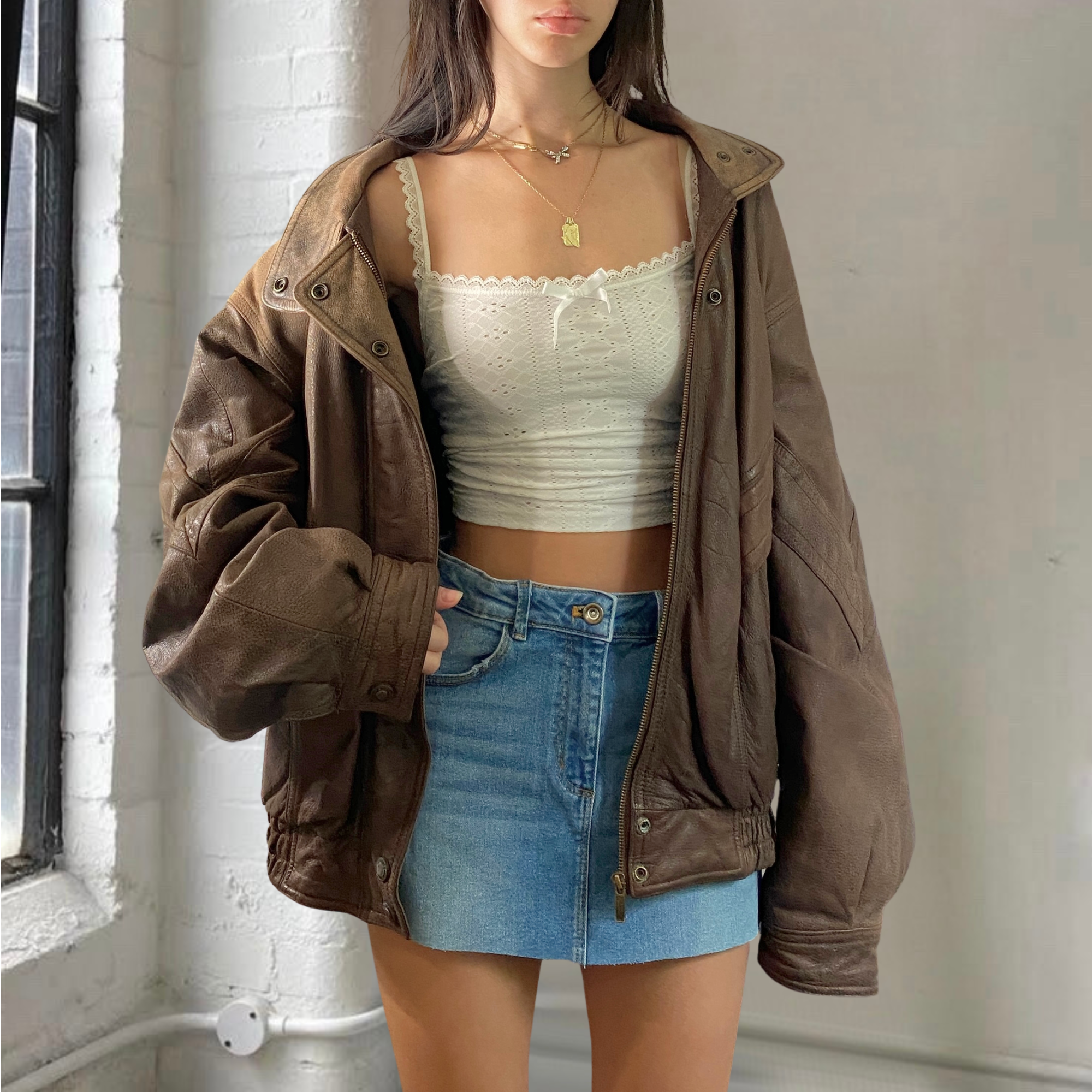 AB Leather Bomber