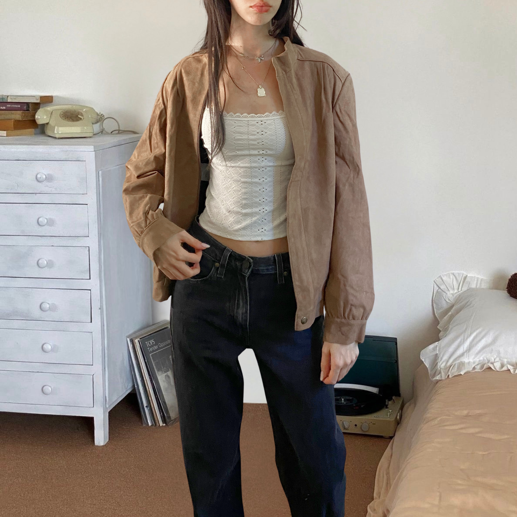 Surrey Suede Bomber