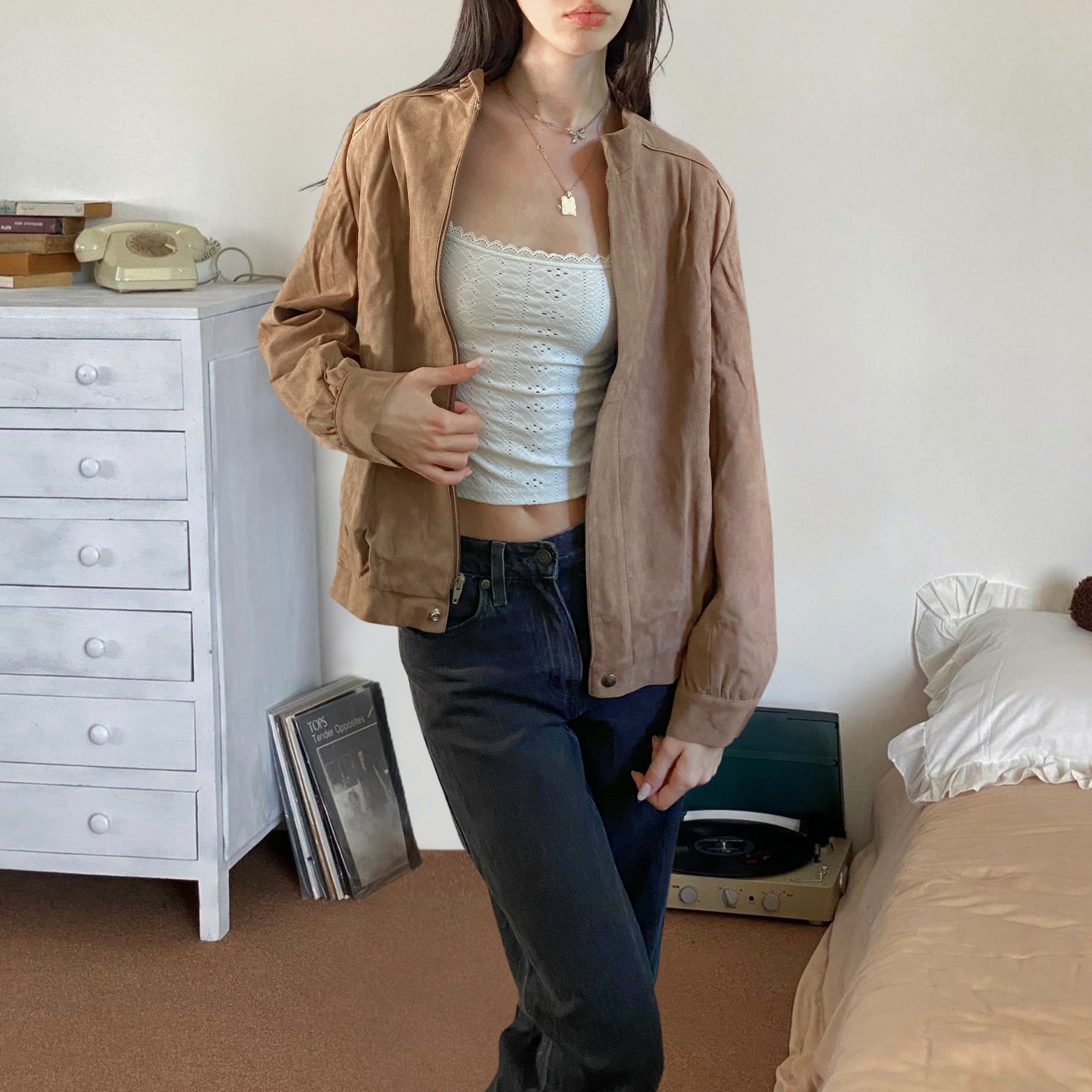 Surrey Suede Bomber
