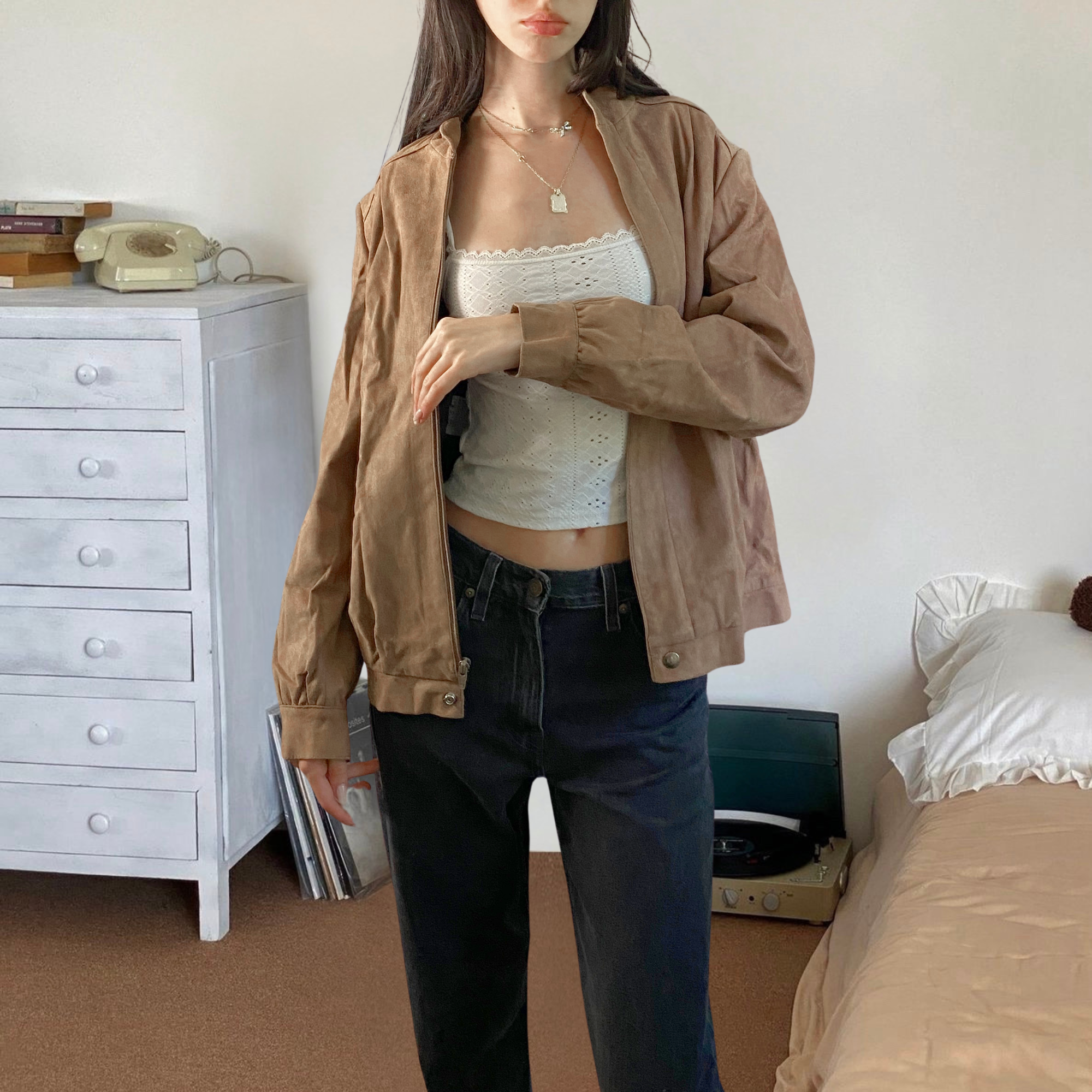 Surrey Suede Bomber