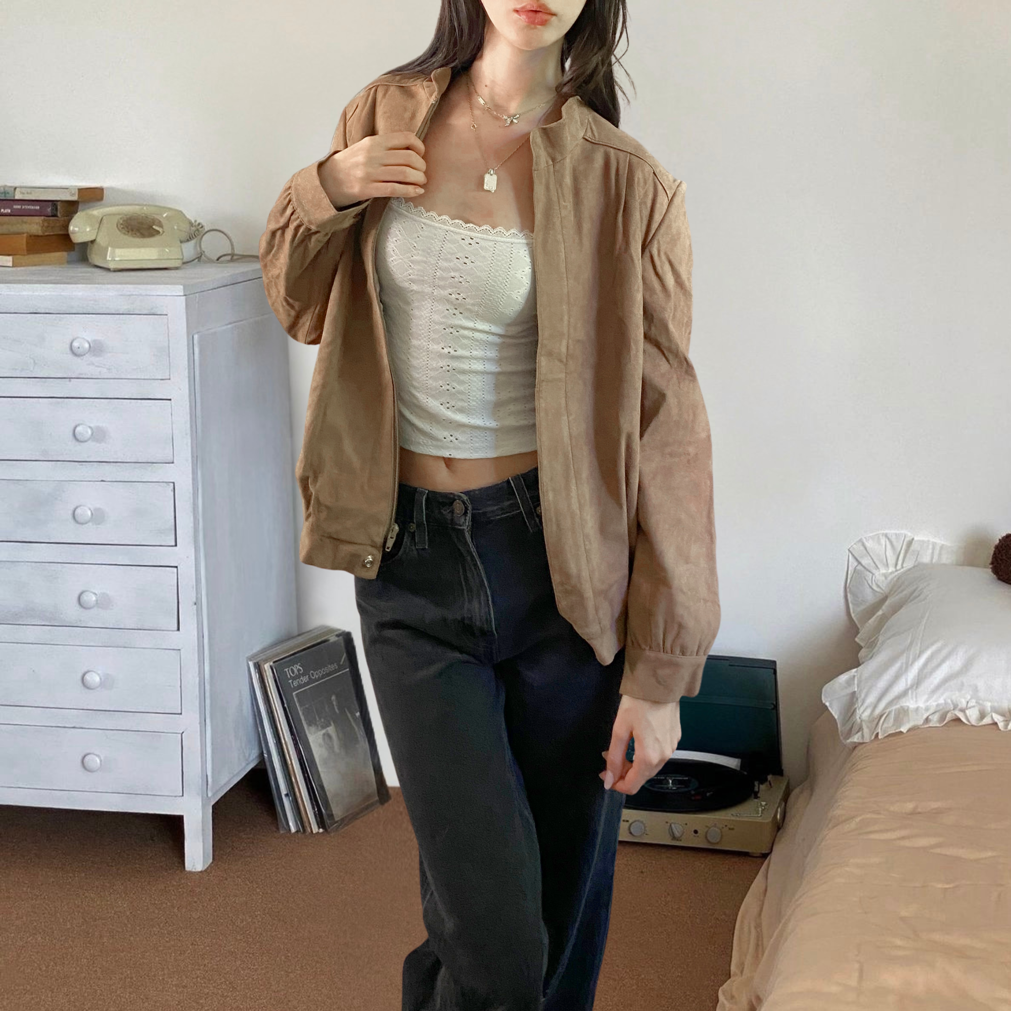 Surrey Suede Bomber