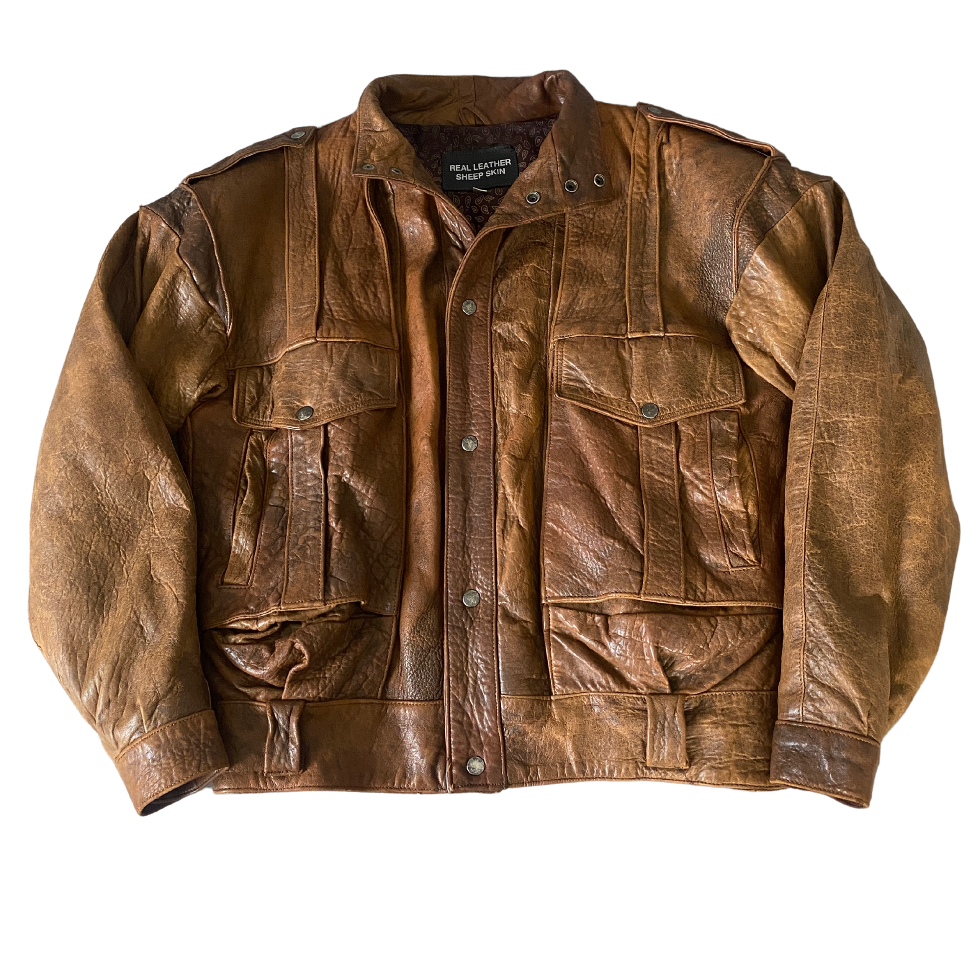 Sheep Leather Bomber