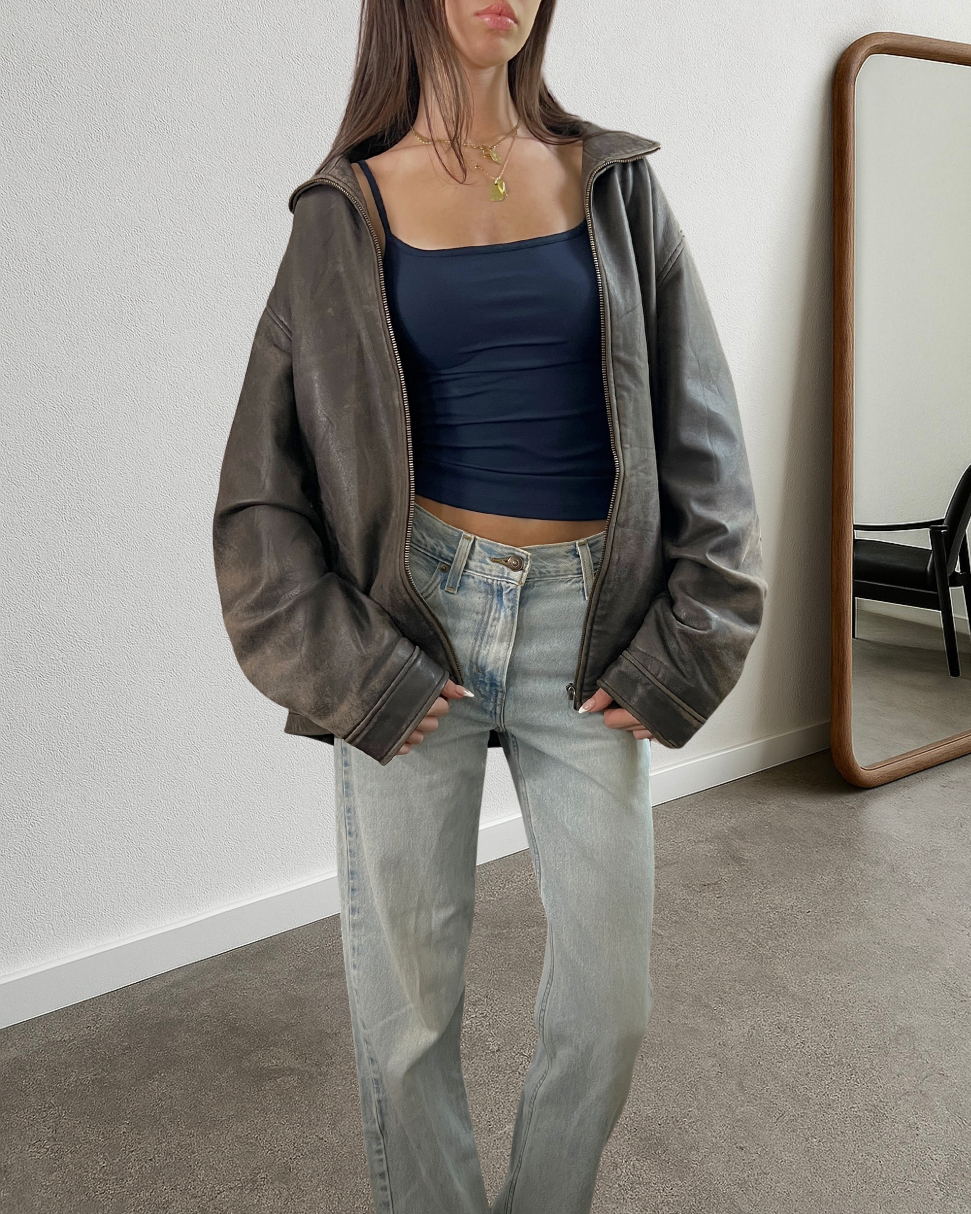 Alfani Leather Jacket