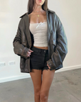 Danier Leather Bomber