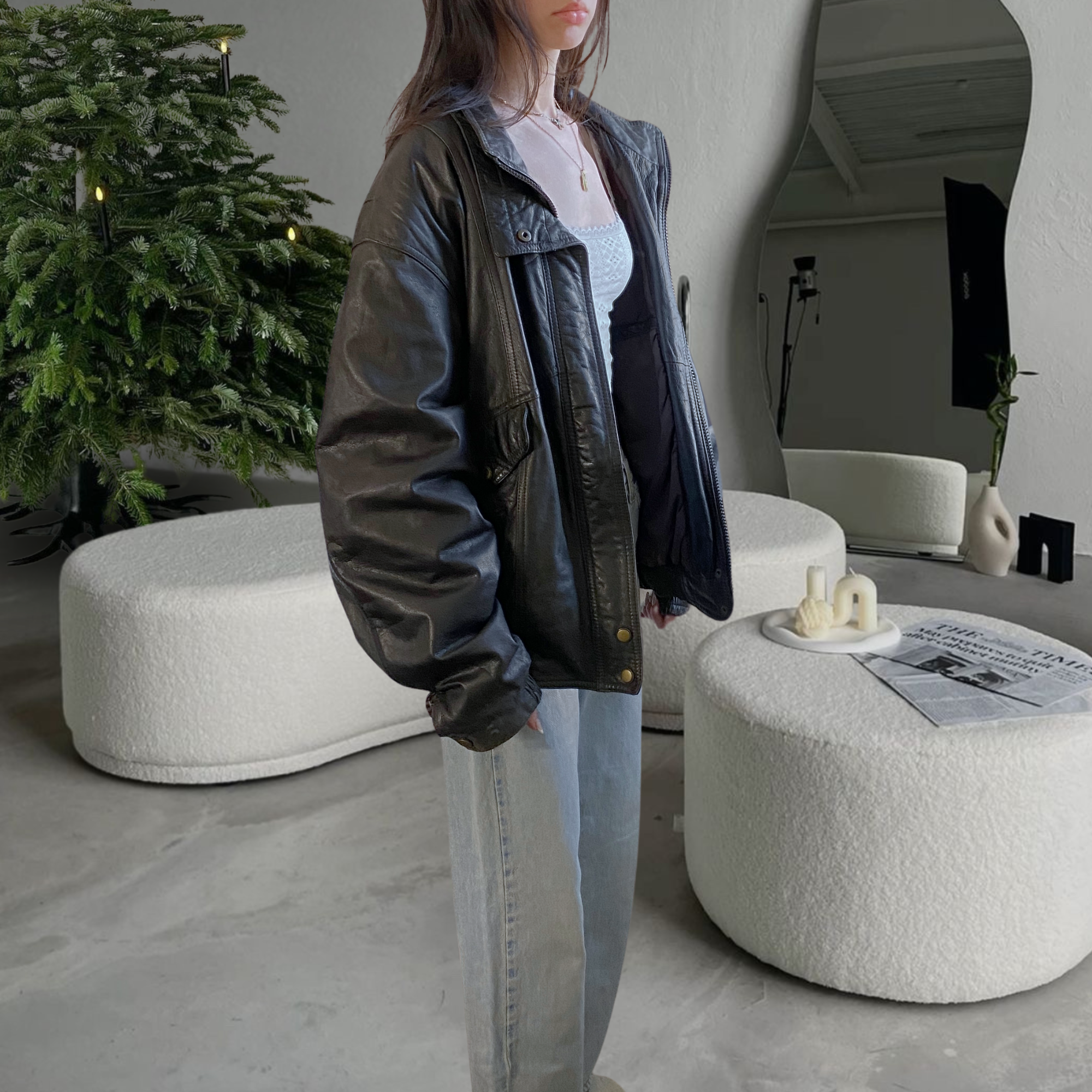 Franklin Leather Bomber