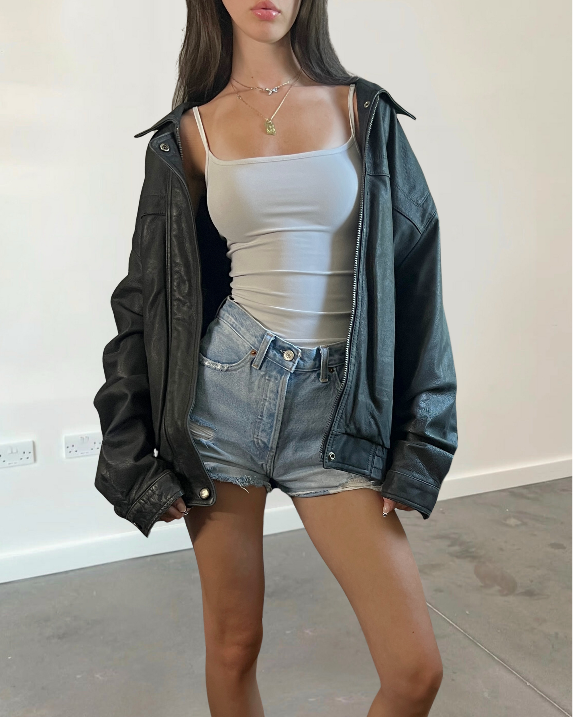 Danier Leather Bomber