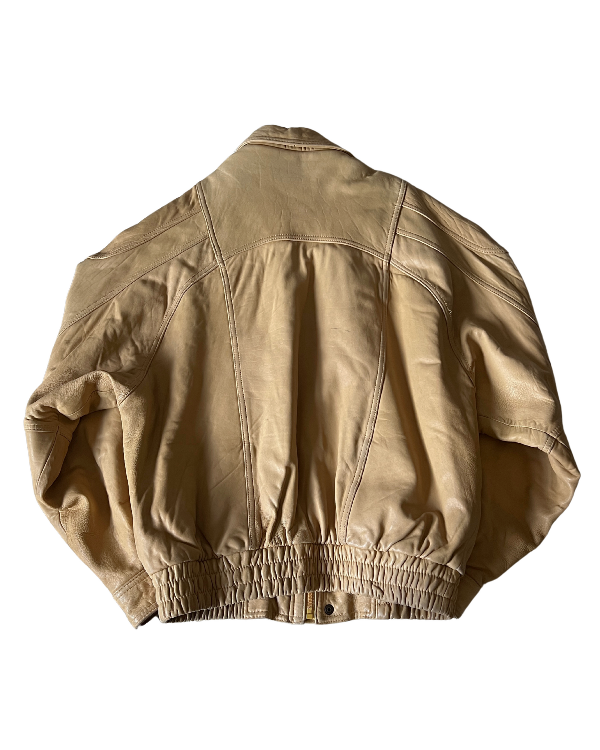 Butter Leather Bomber