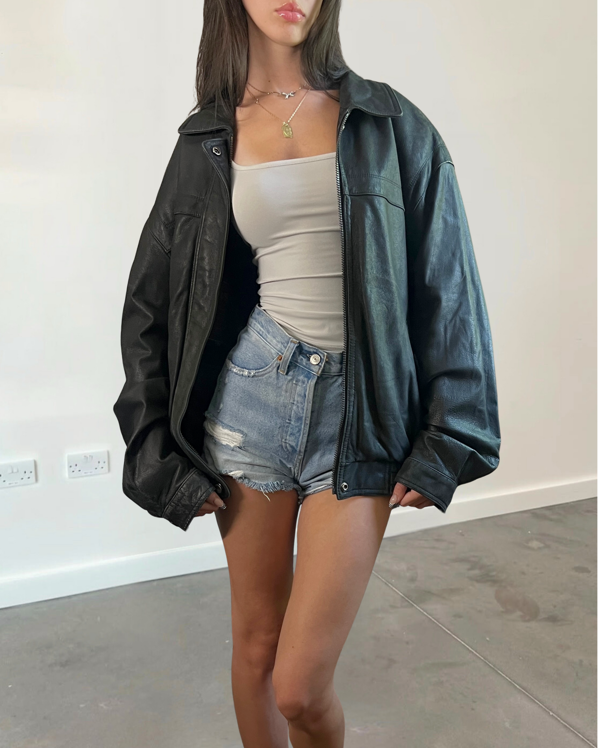 Danier Leather Bomber