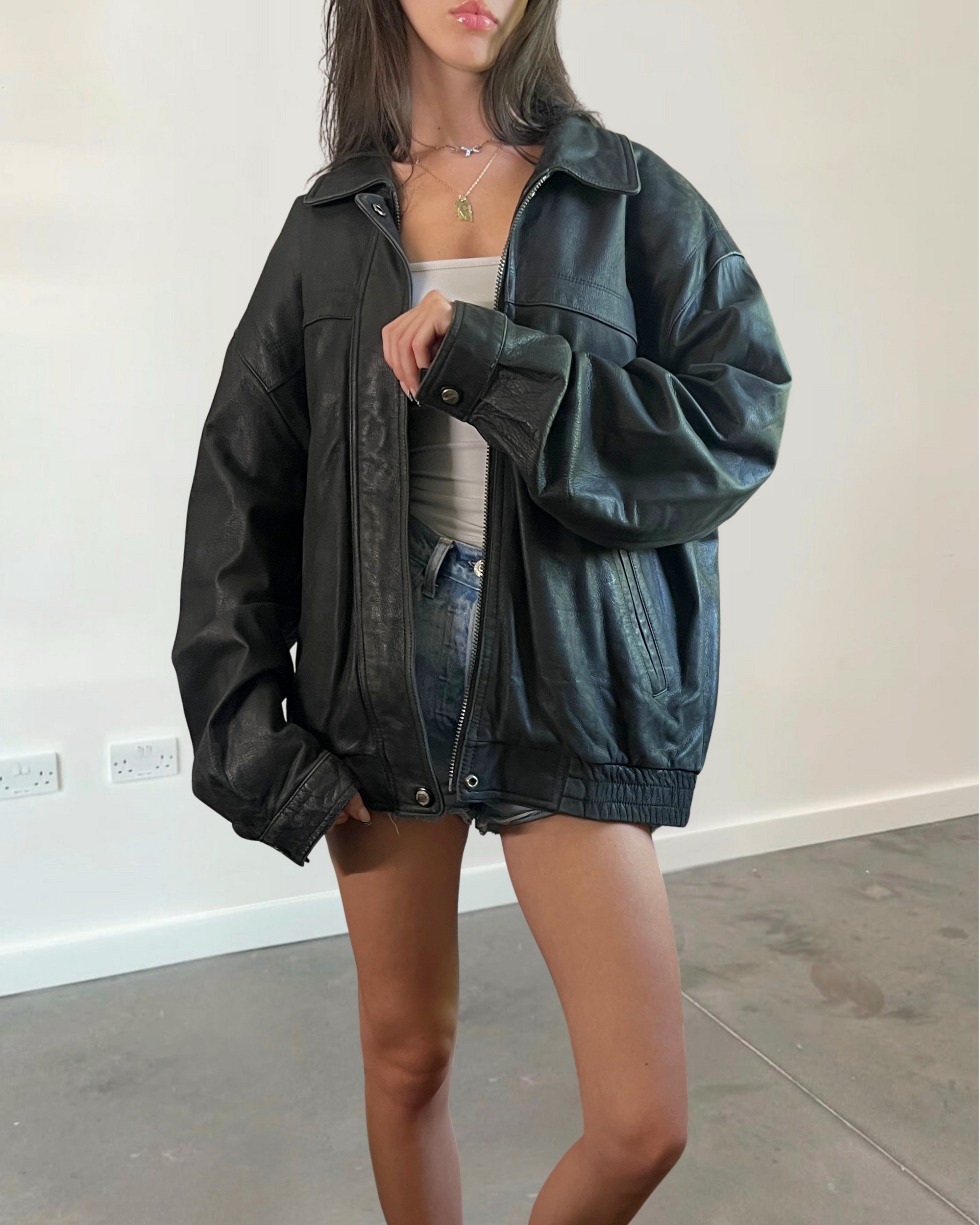 Danier Leather Bomber