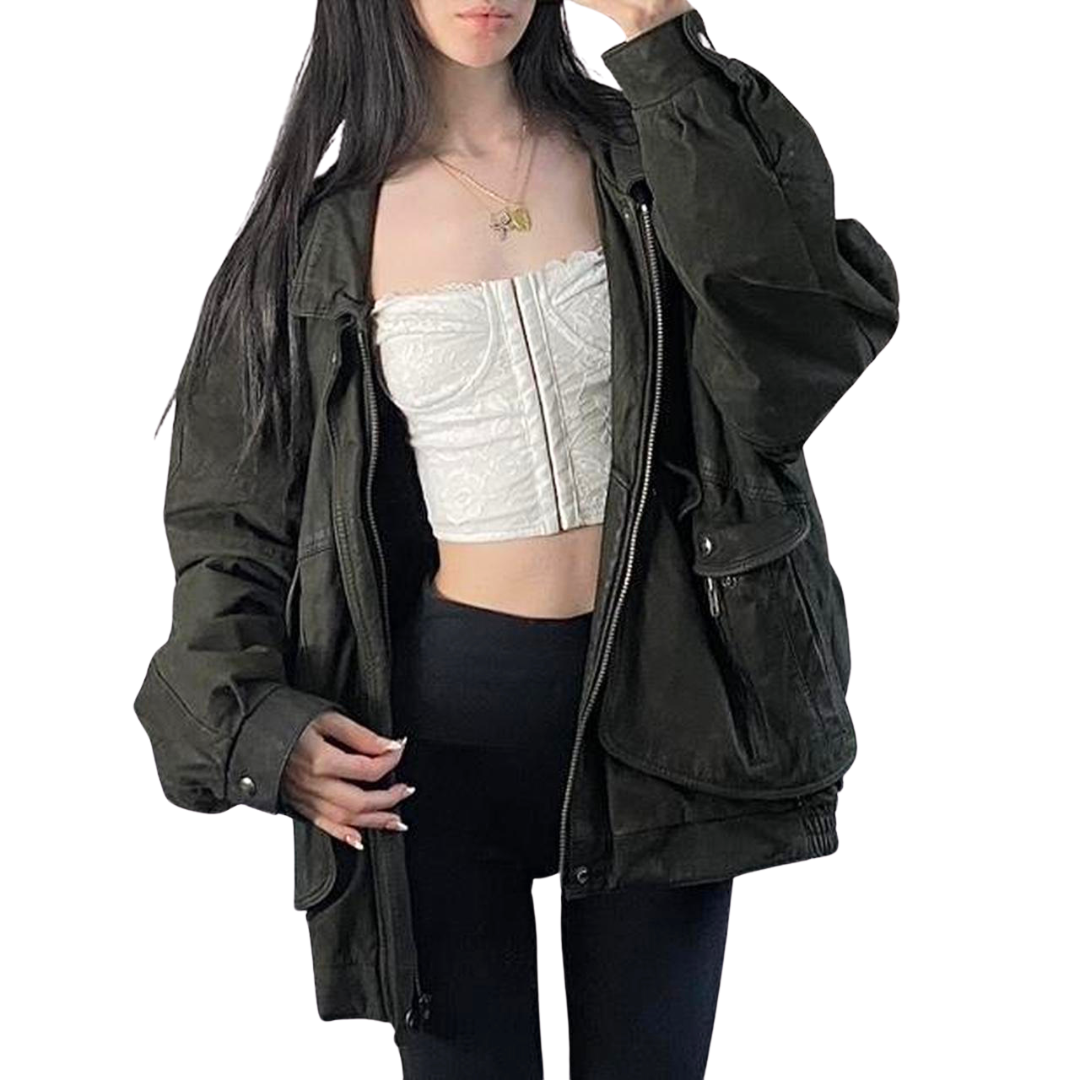 Vintage Leather Bomber