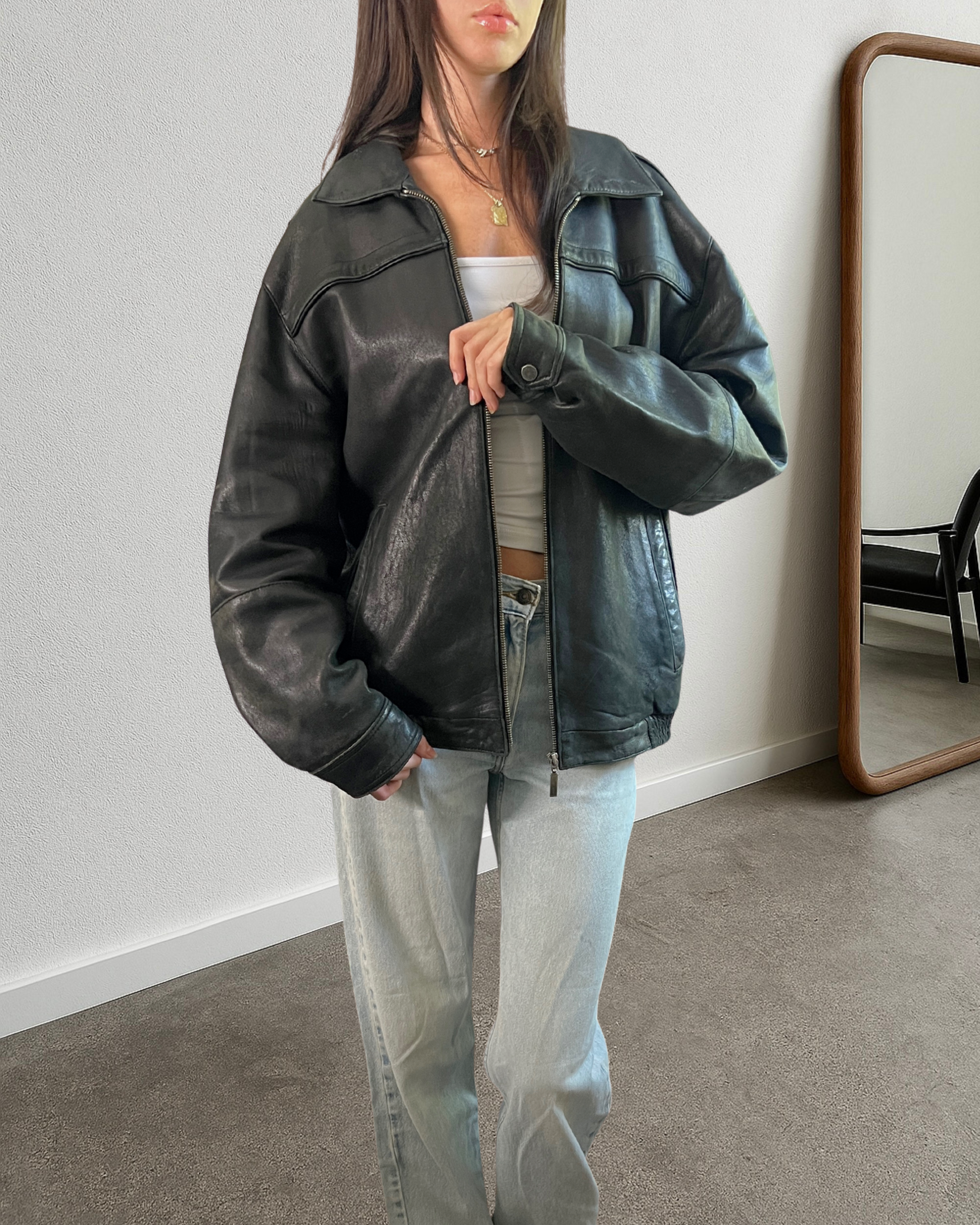 Boston Leather Bomber
