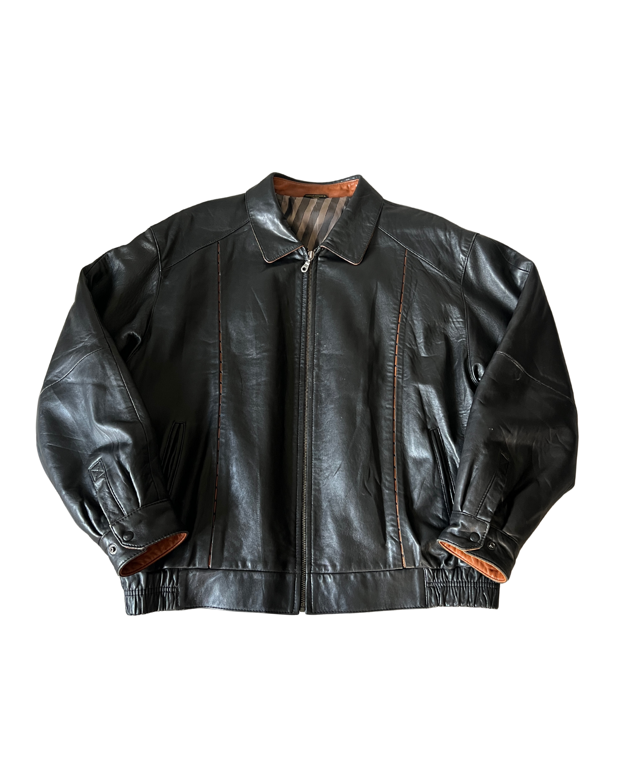 Yuan Leather bomber