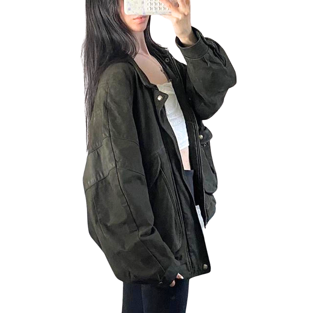 Vintage Leather Bomber