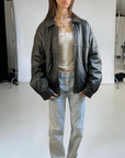 R&R Leather Bomber