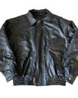 Puffer Leather Bomber