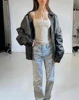 R&R Leather Bomber
