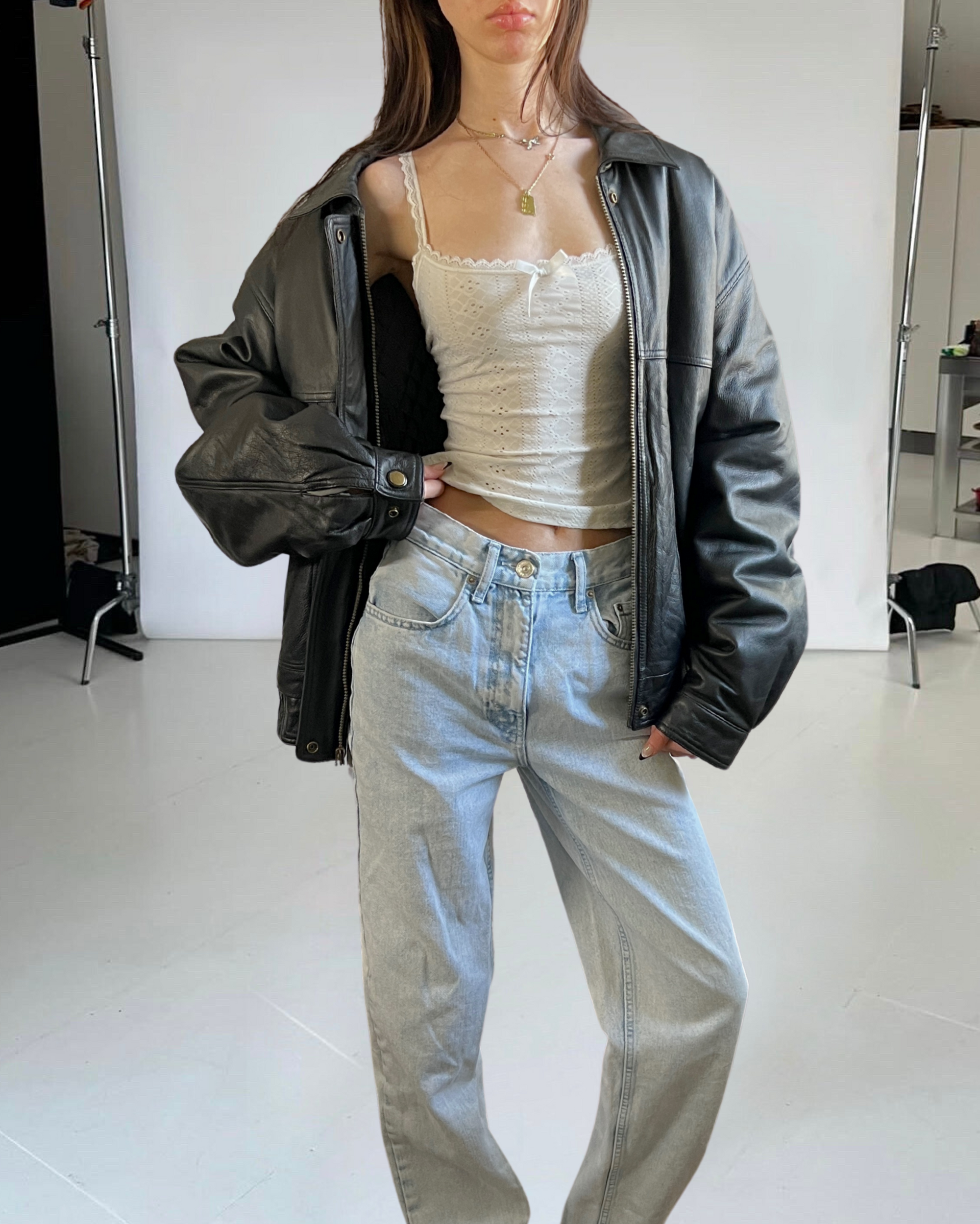R&R Leather Bomber
