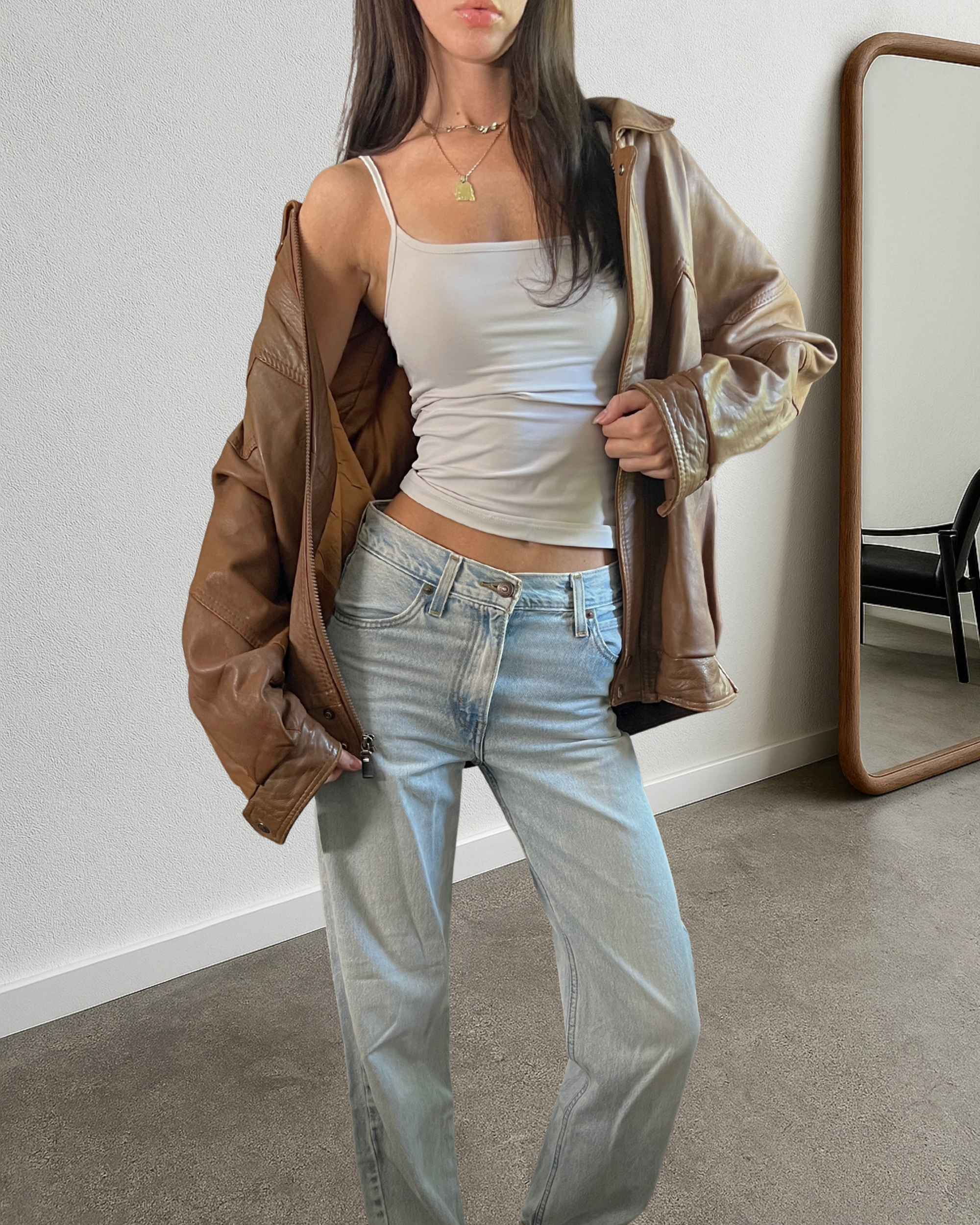 Capra Leather Bomber