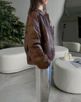 Gordon Leather Bomber