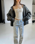 R&R Leather Bomber